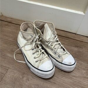 Converse Off-White High-Top Sneakers